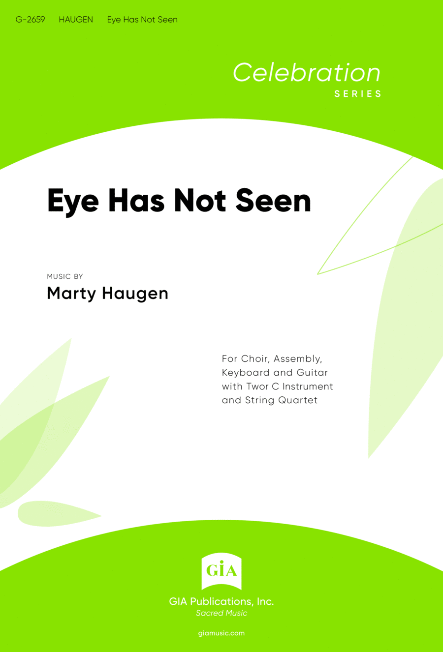Eye Has Not Seen | Download Edition 4-Part scores gallery preview page 1