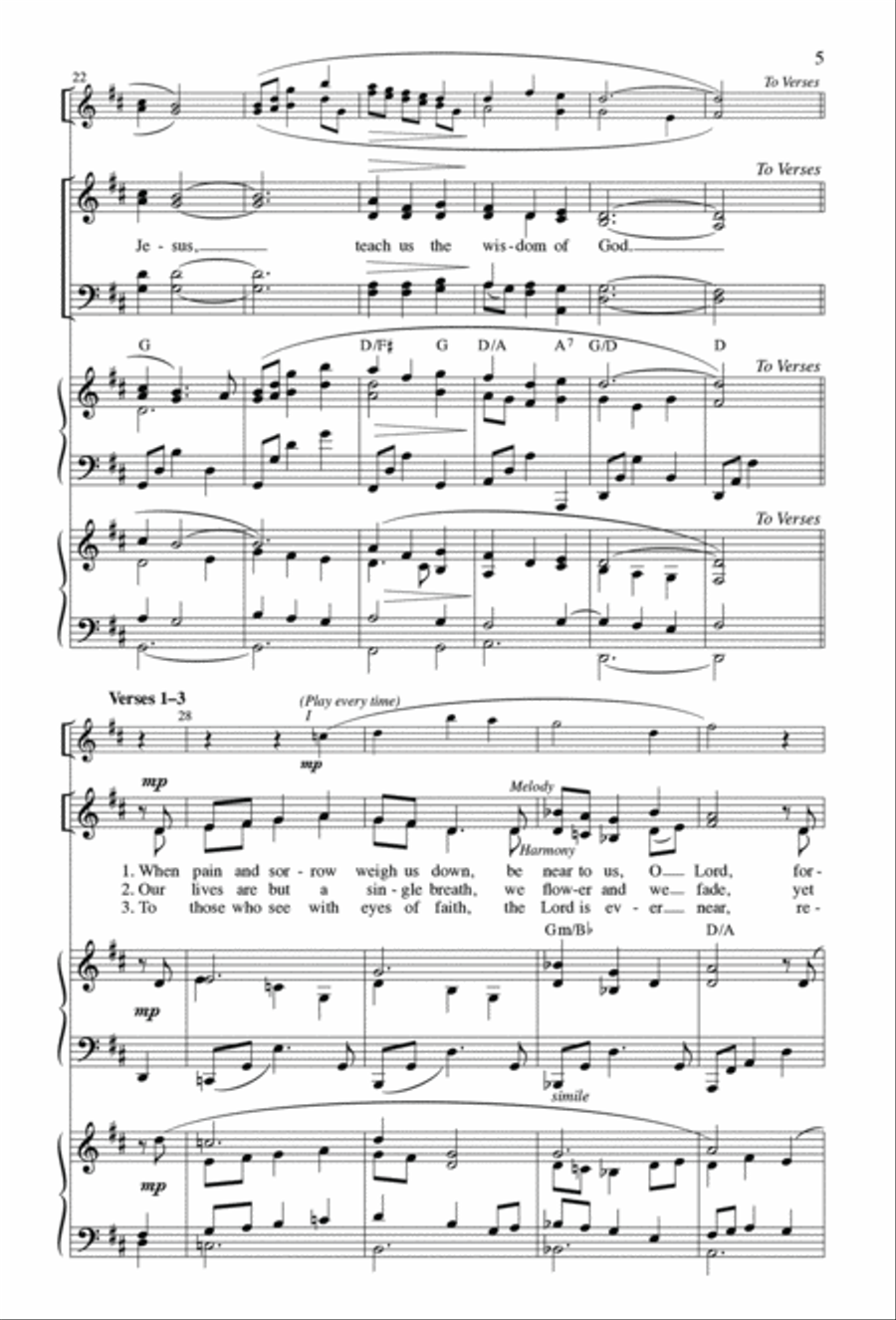 Eye Has Not Seen | Download Edition 4-Part scores gallery preview page 5