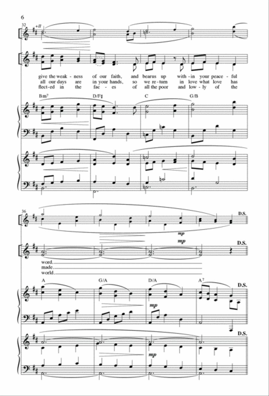 Eye Has Not Seen | Download Edition 4-Part scores gallery preview page 6
