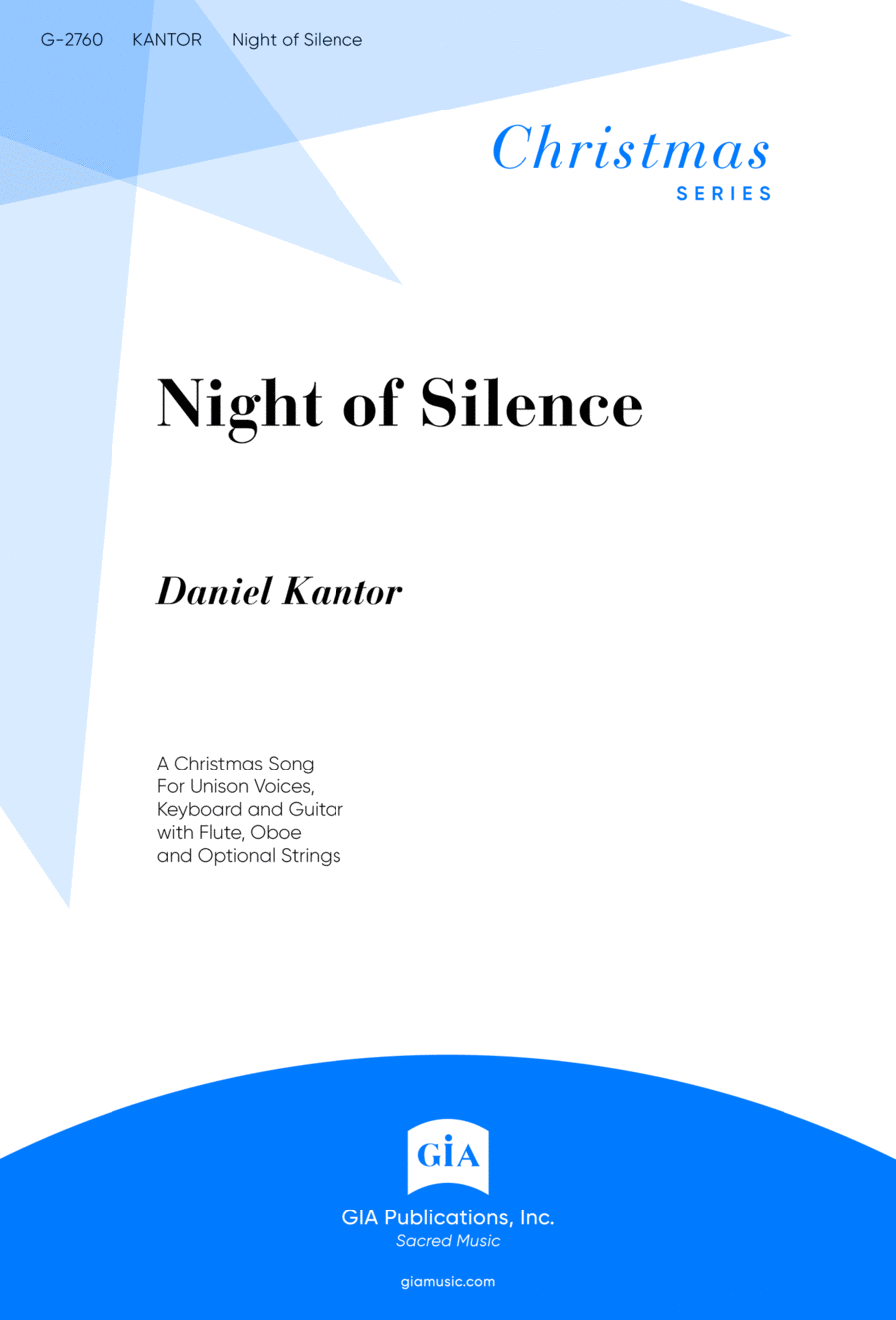 Night of Silence – Unison edition | Download Edition Unison Choir scores gallery preview page 1
