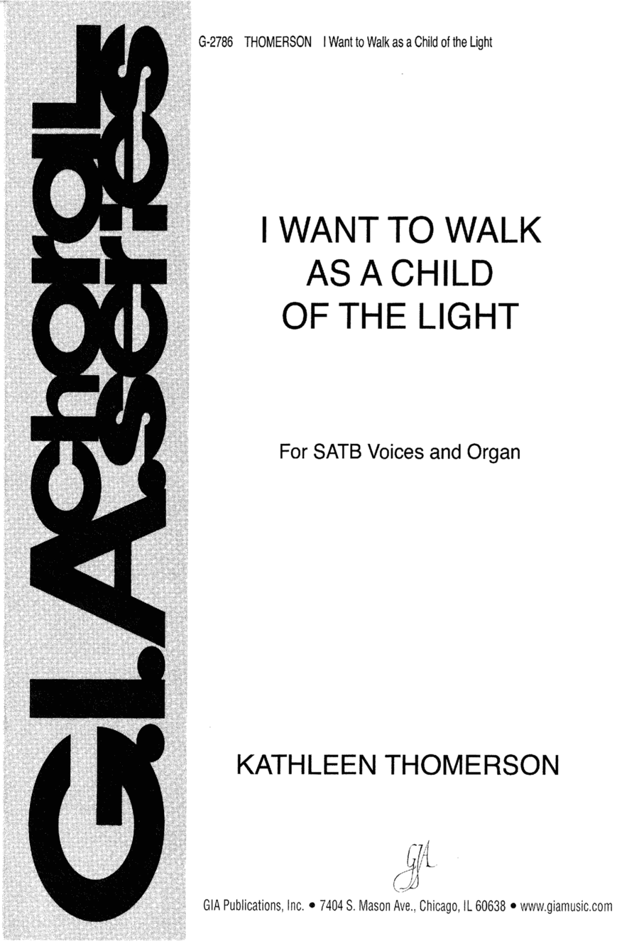 I Want to Walk as a Child of the Light 4-Part scores gallery preview page 1