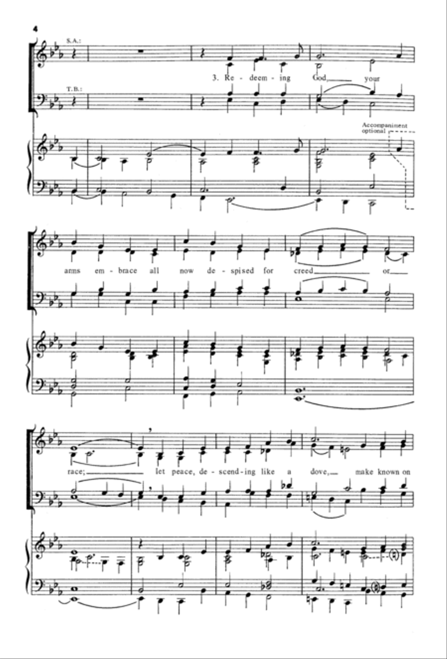 Creating God Creating God 4-Part scores gallery preview page 4