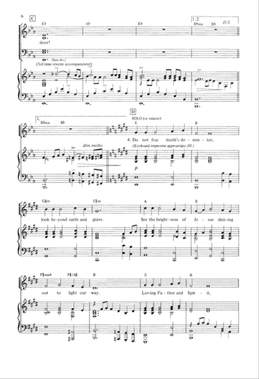 We Shall Rise Again We Shall Rise Again 4-Part scores gallery preview page 6