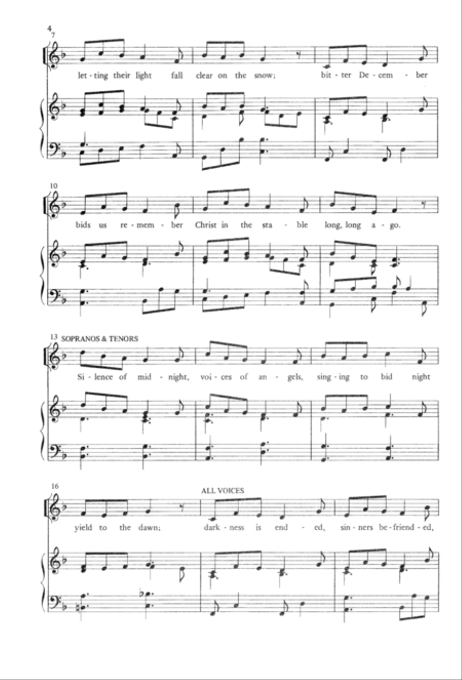 Chill of the Nightfall | Download Edition 4-Part scores gallery preview page 4