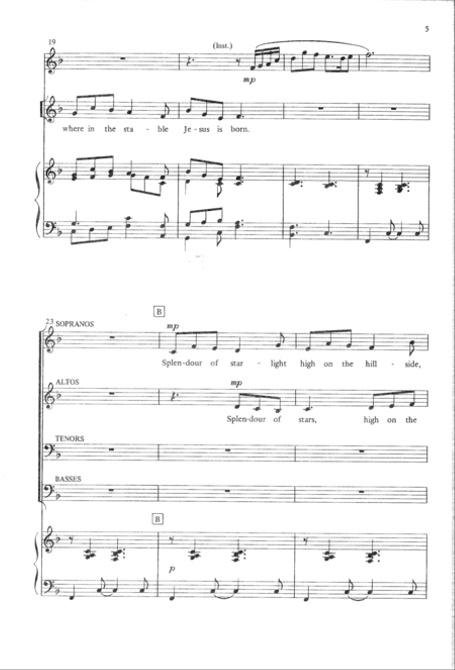 Chill of the Nightfall | Download Edition 4-Part scores gallery preview page 5