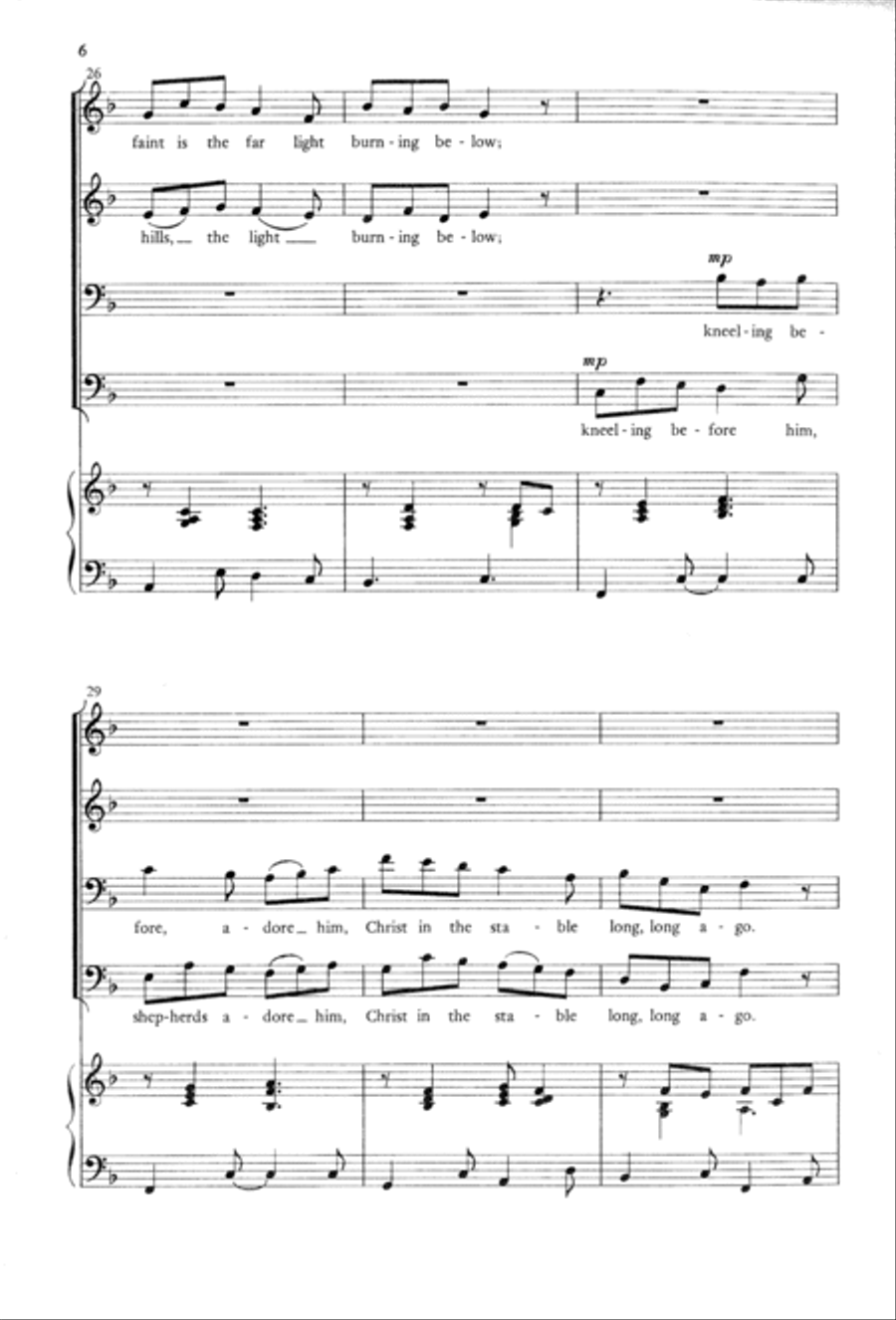 Chill of the Nightfall | Download Edition 4-Part scores gallery preview page 6