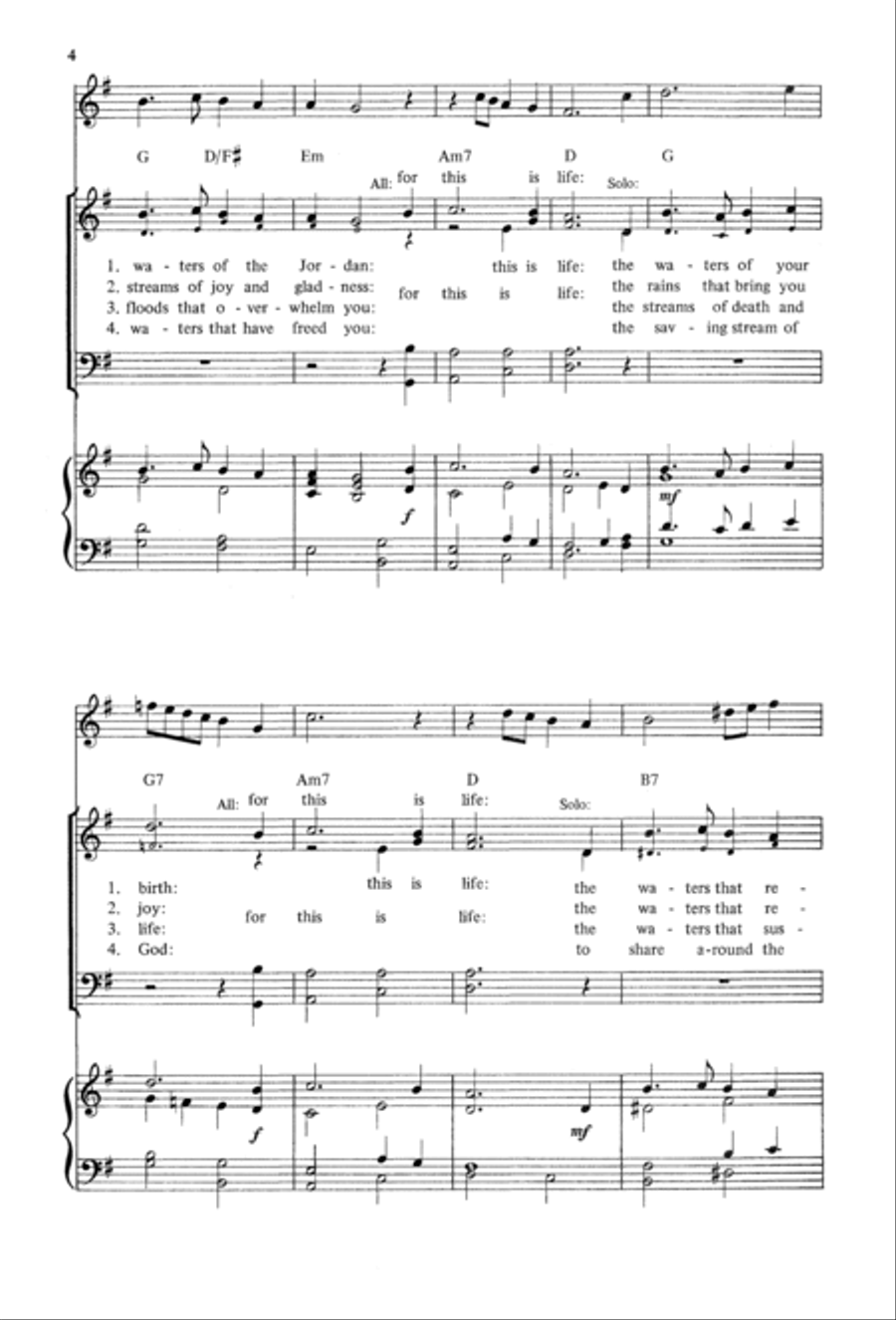 Come to the Feast Come to the Feast 4-Part scores gallery preview page 4