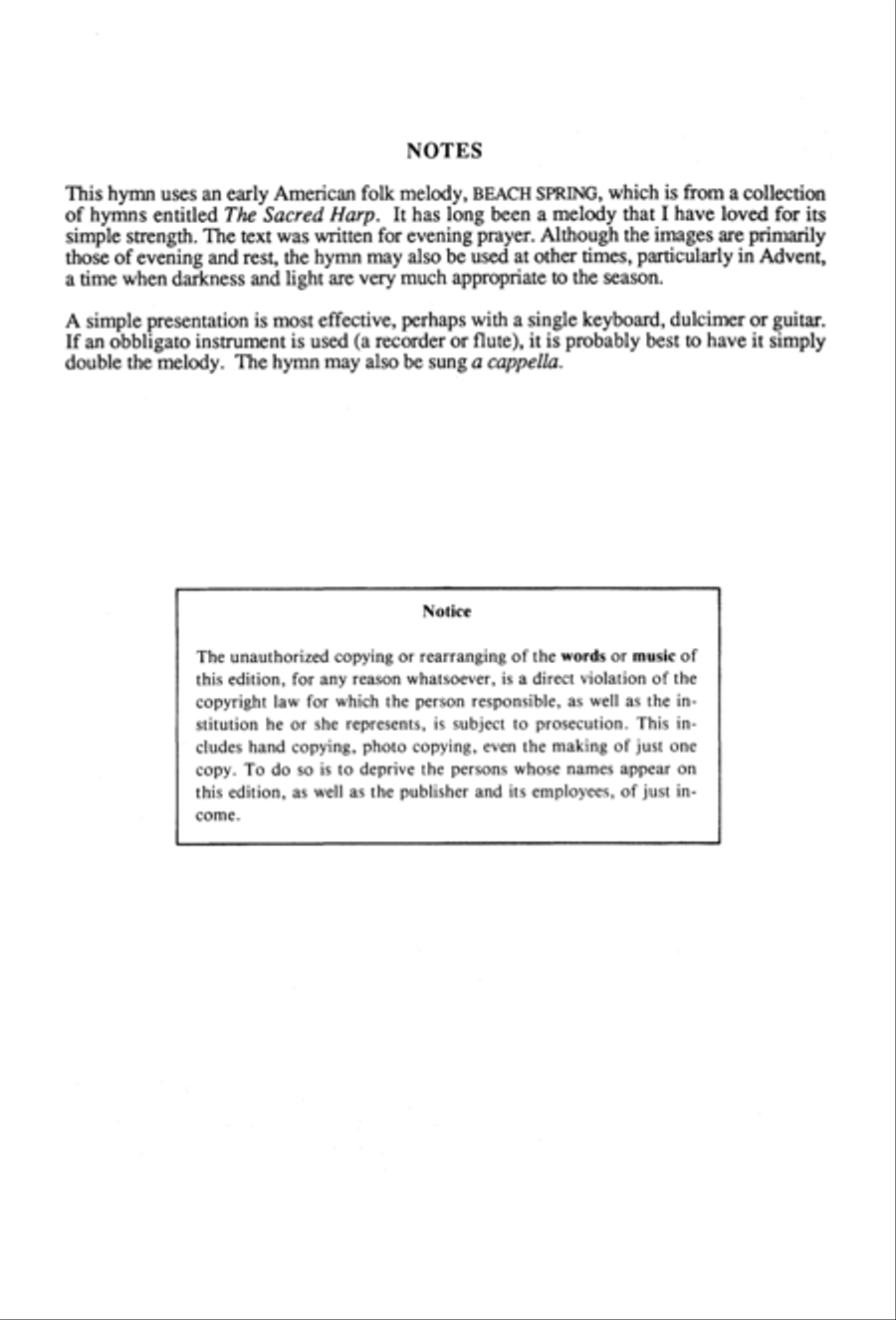 God of Day and God of Darkness | Download Edition Unison Choir scores gallery preview page 2