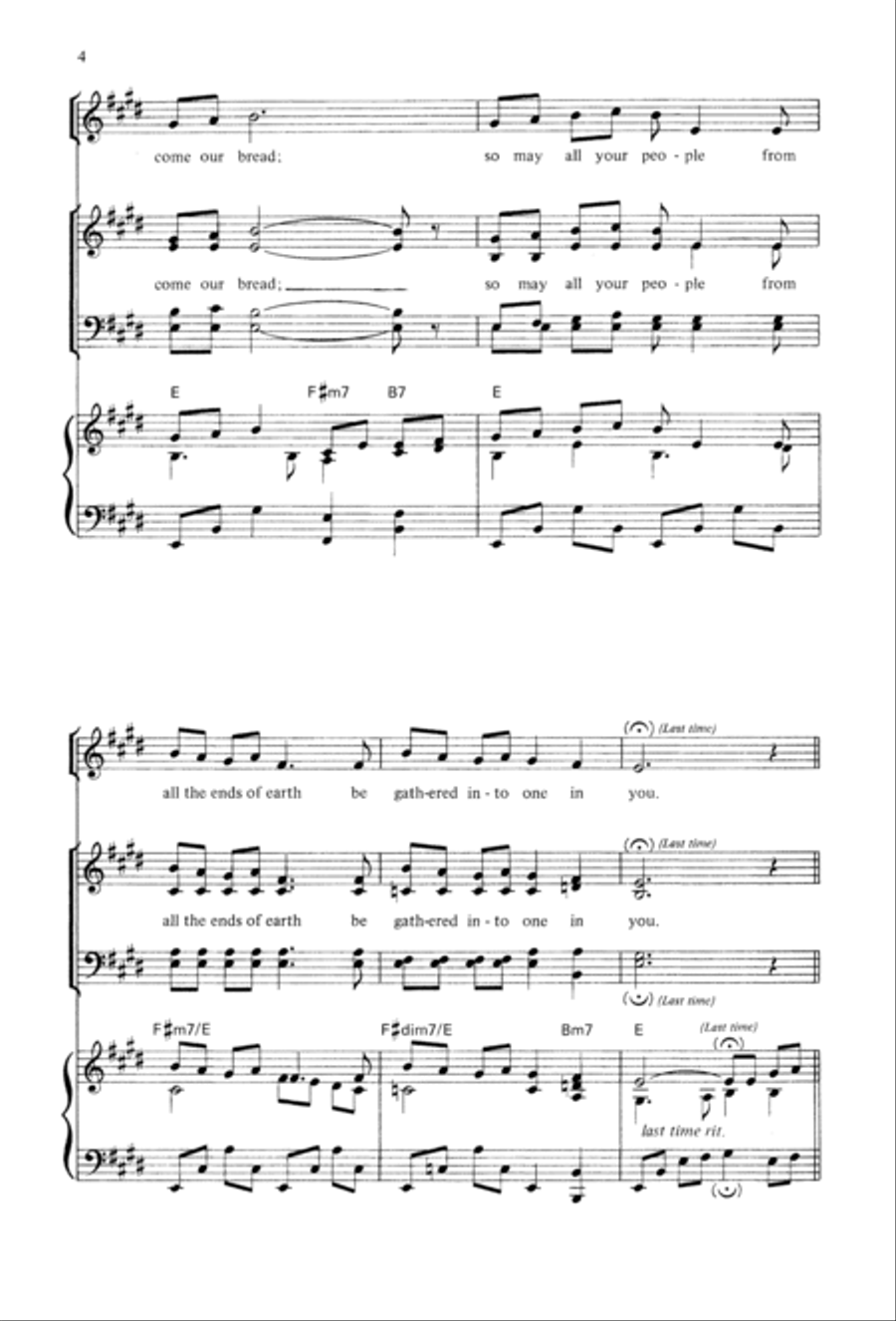 As the Grains of Wheat As the Grains of Wheat 4-Part scores gallery preview page 4