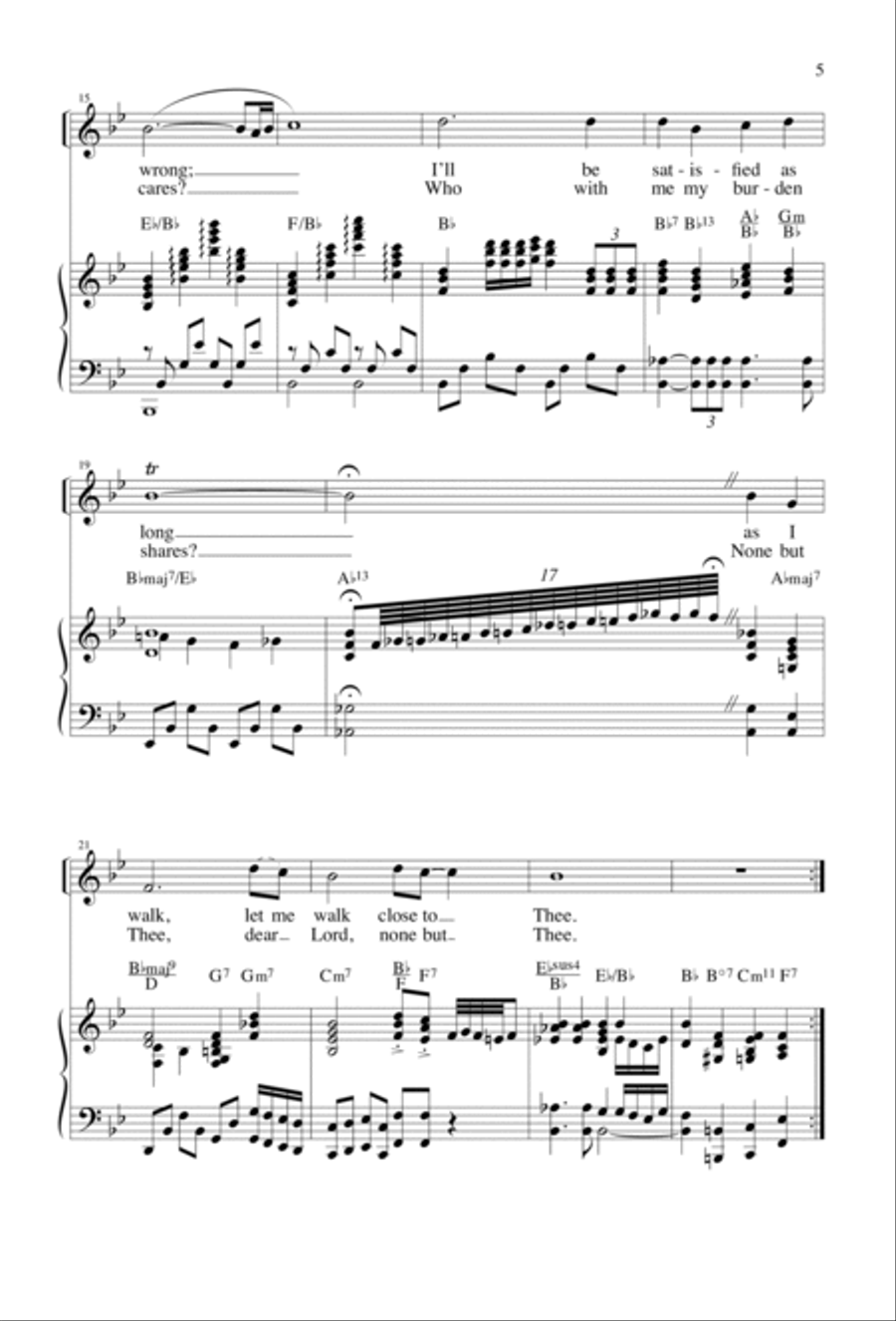 Just a Closer Walk with Thee | Download Edition 4-Part scores gallery preview page 3