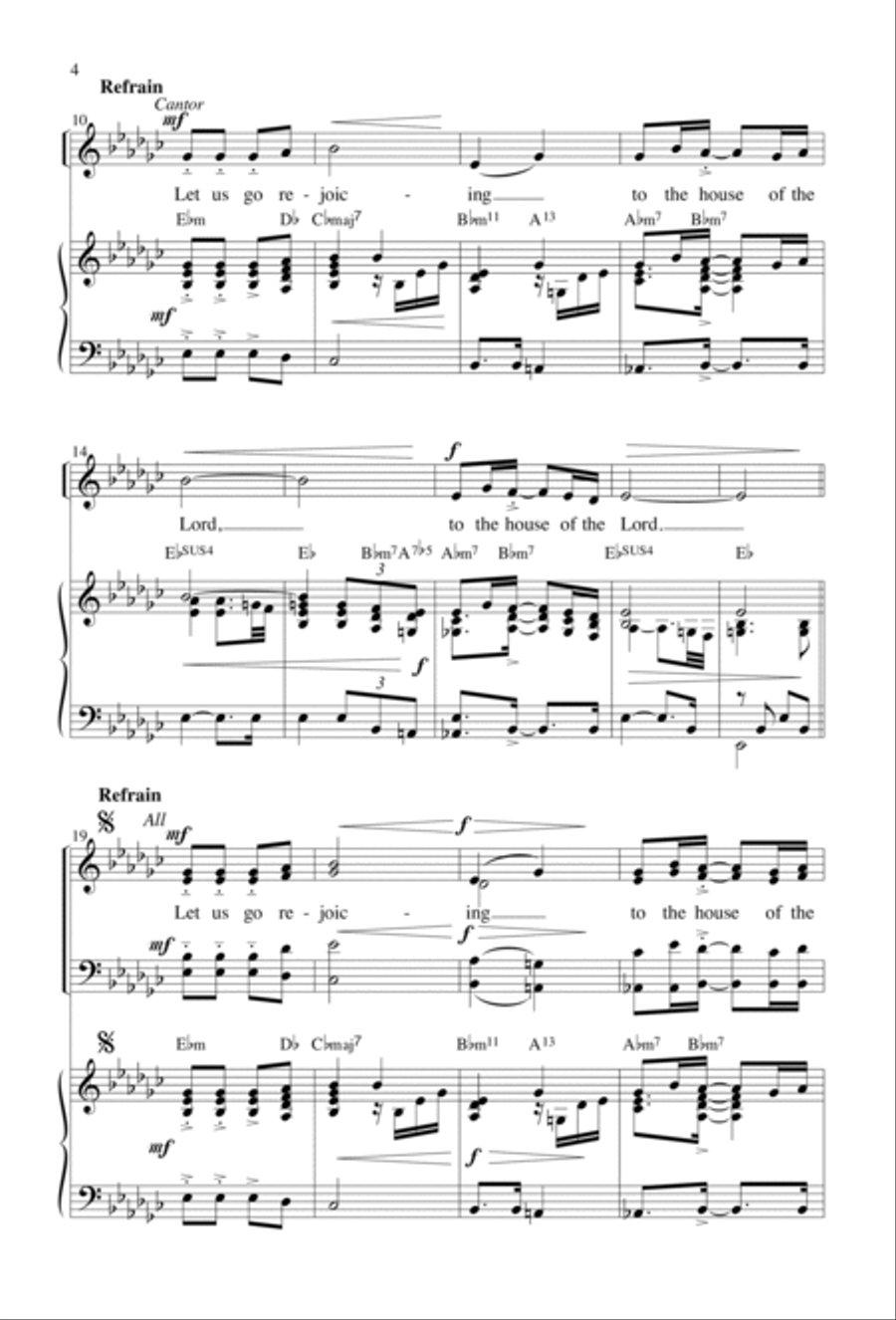 Let Us Go Rejoicing | Download Edition 4-Part scores gallery preview page 2