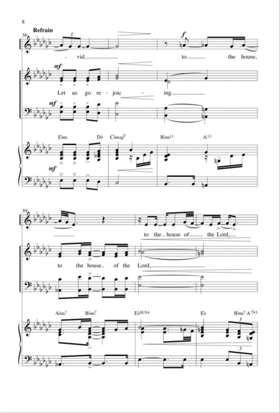 Let Us Go Rejoicing | Download Edition 4-Part scores gallery preview page 6