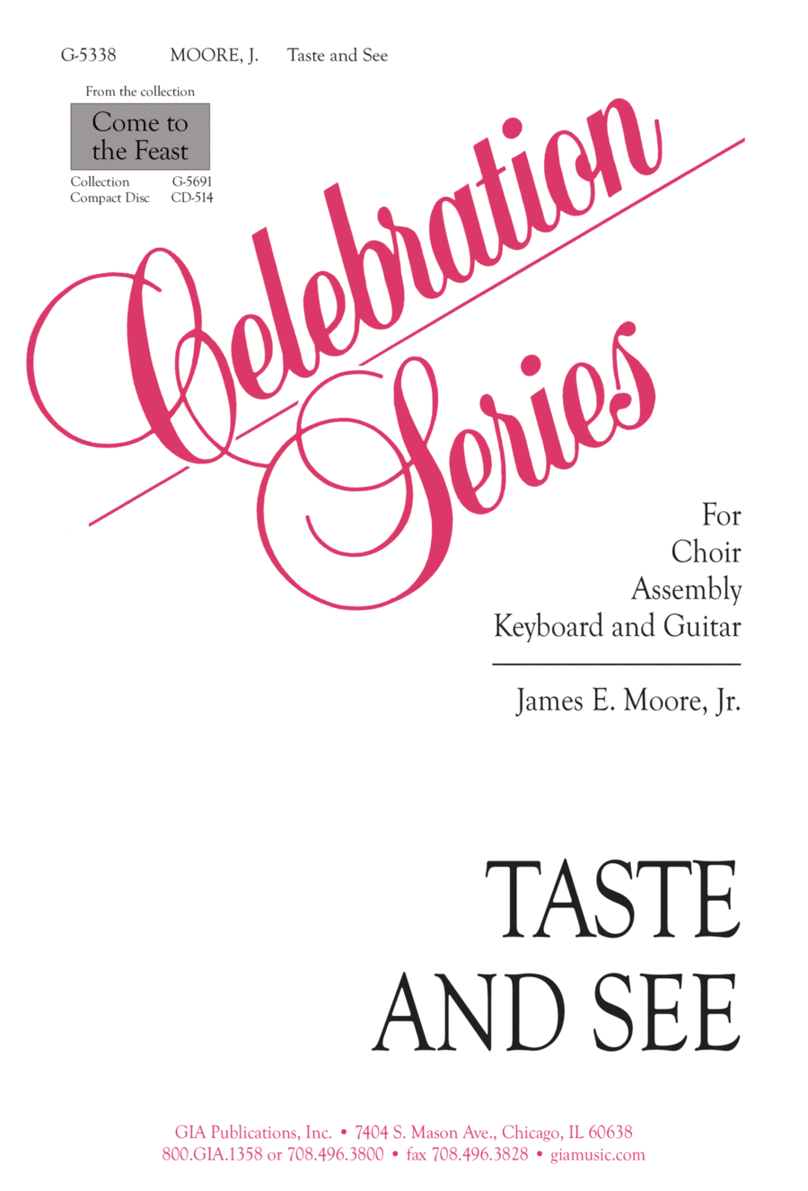 Taste and See Taste and See 4-Part scores gallery preview page 1