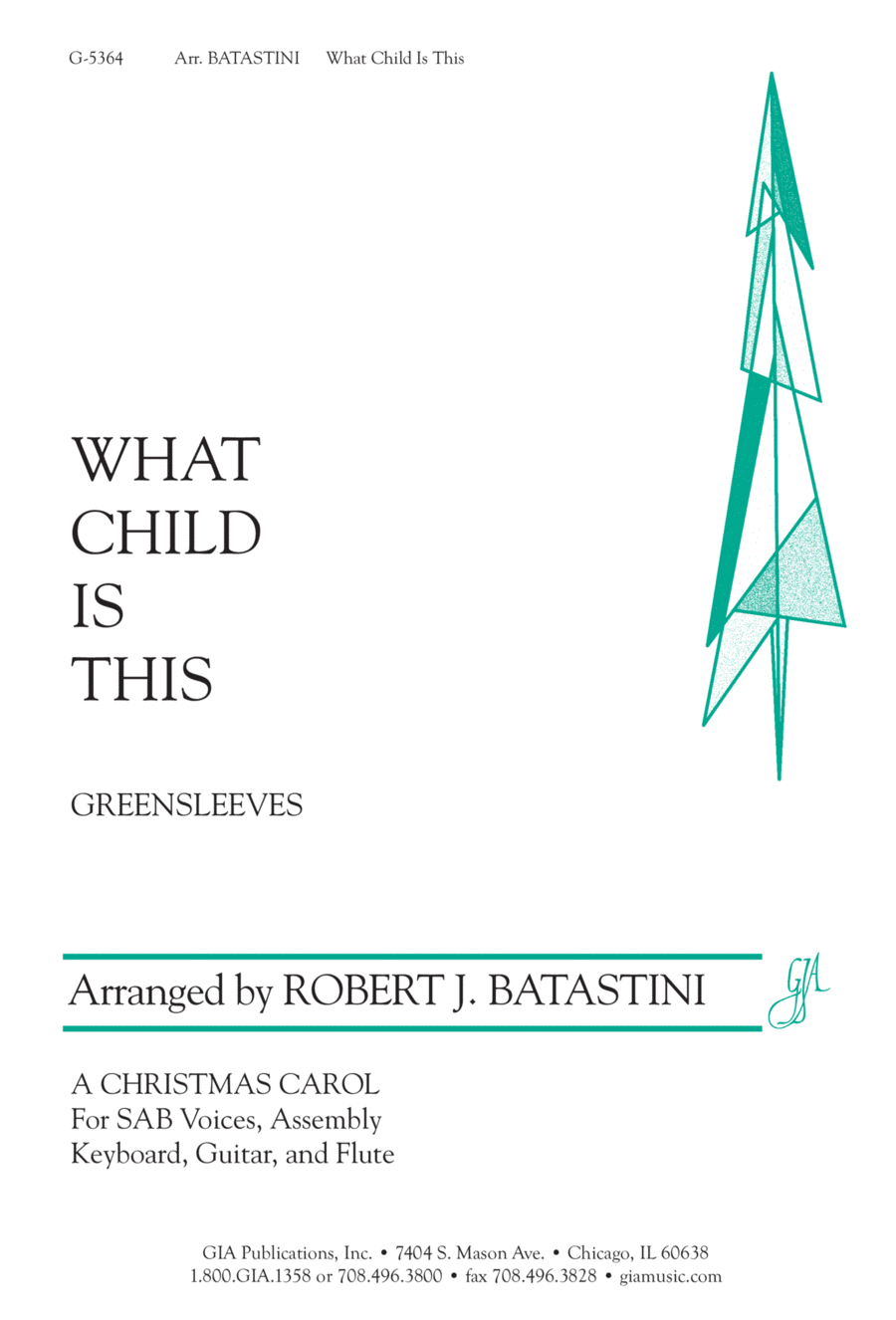 What Child Is This | Download Edition 3-Part scores gallery preview page 1