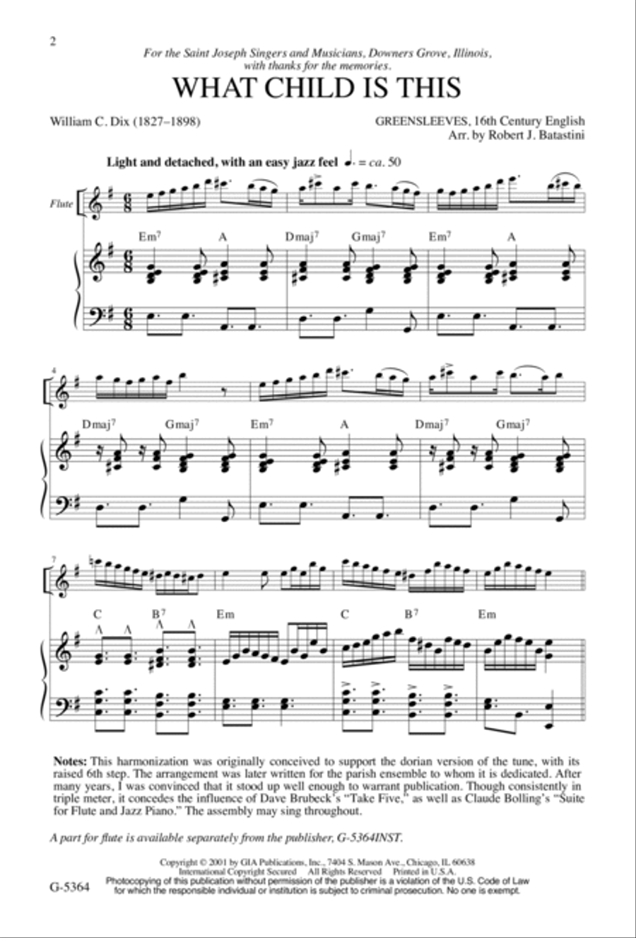 What Child Is This | Download Edition 3-Part scores gallery preview page 2