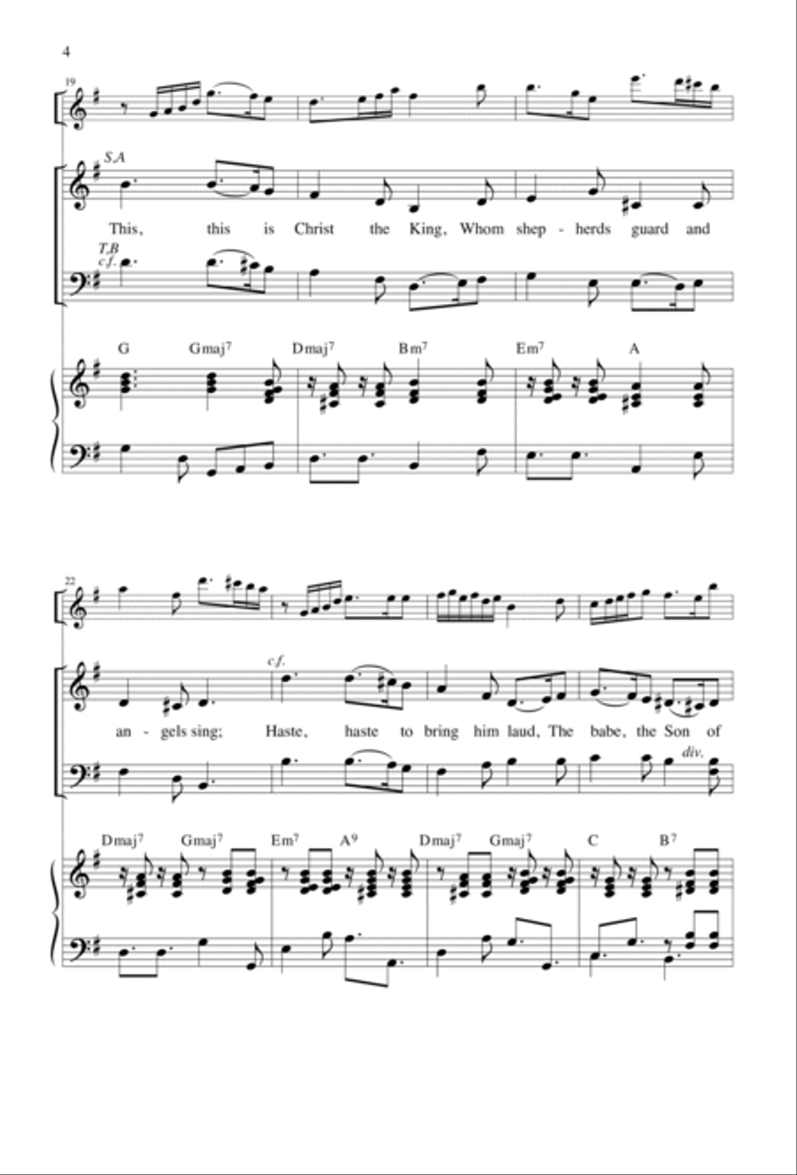 What Child Is This | Download Edition 3-Part scores gallery preview page 4
