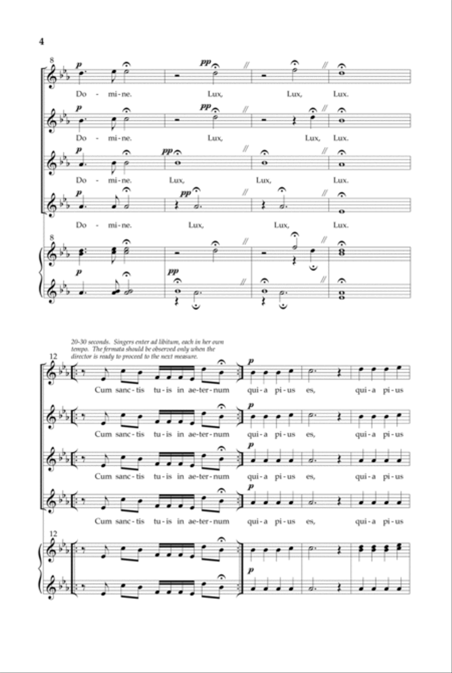 Lux Aeterna (SSAA) | Download Edition SSAA scores gallery preview page 4