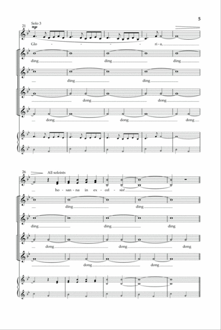 Ding, Dong! Merrily on High | Download Edition SSAA scores gallery preview page 5