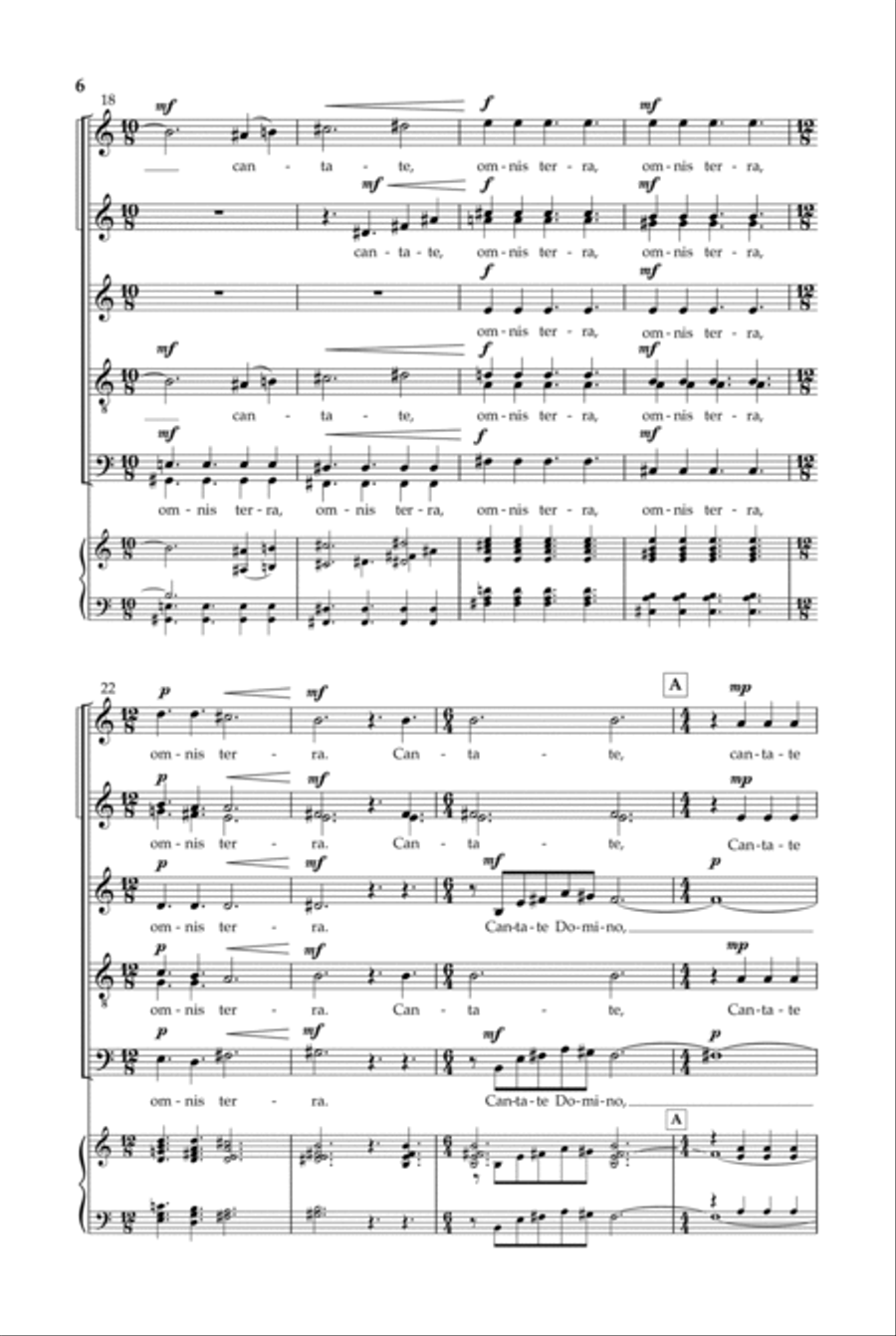Canticum novum Canticum novum Divisi scores gallery preview page 6