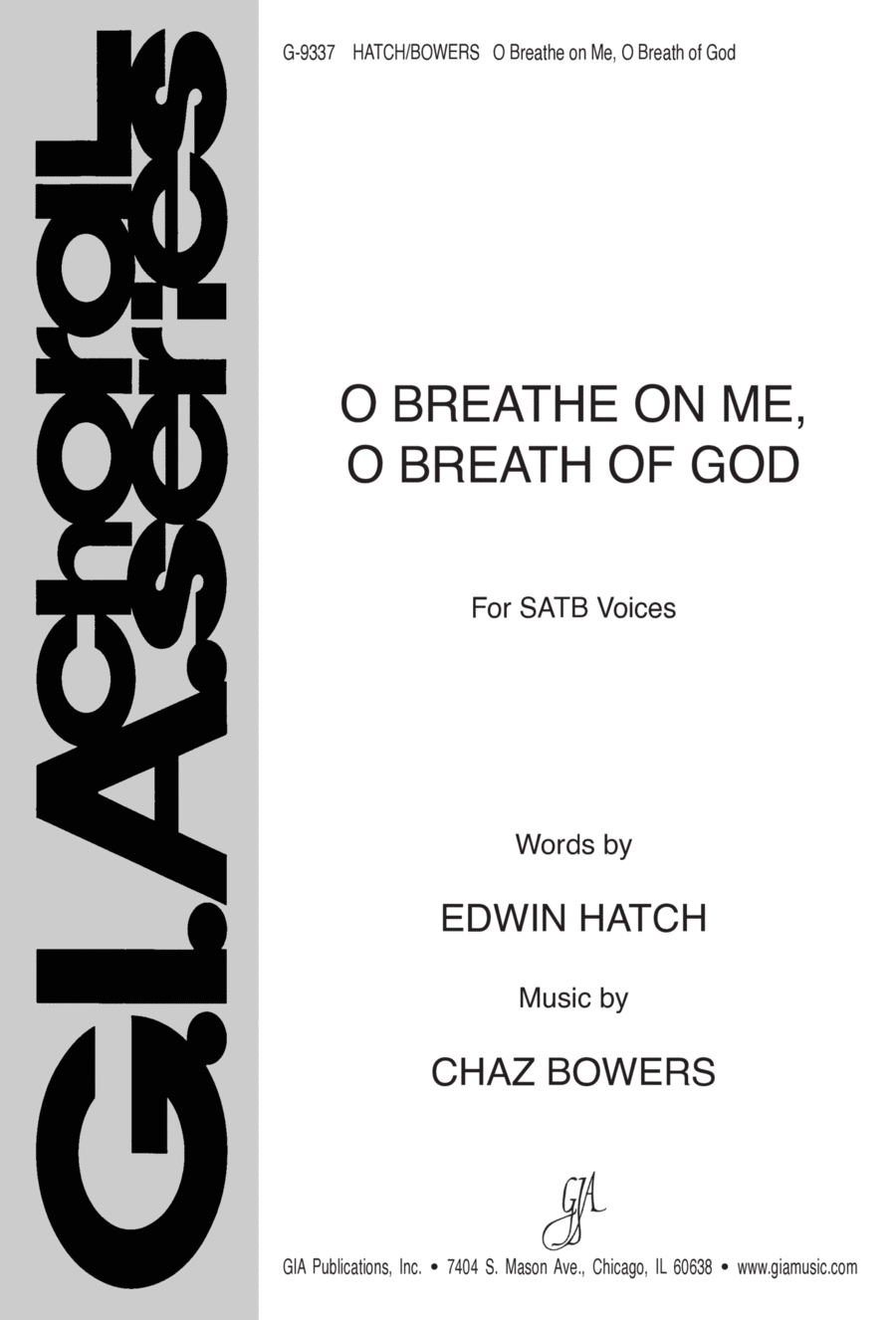 O Breathe on Me, O Breath of God | Download Edition 4-Part scores gallery preview page 1