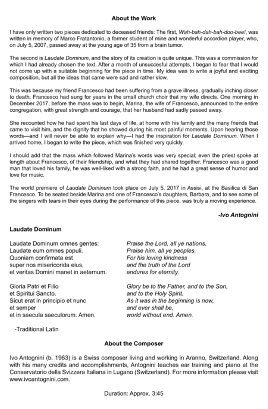 Laudate Dominum Laudate Dominum Divisi scores gallery preview page 2