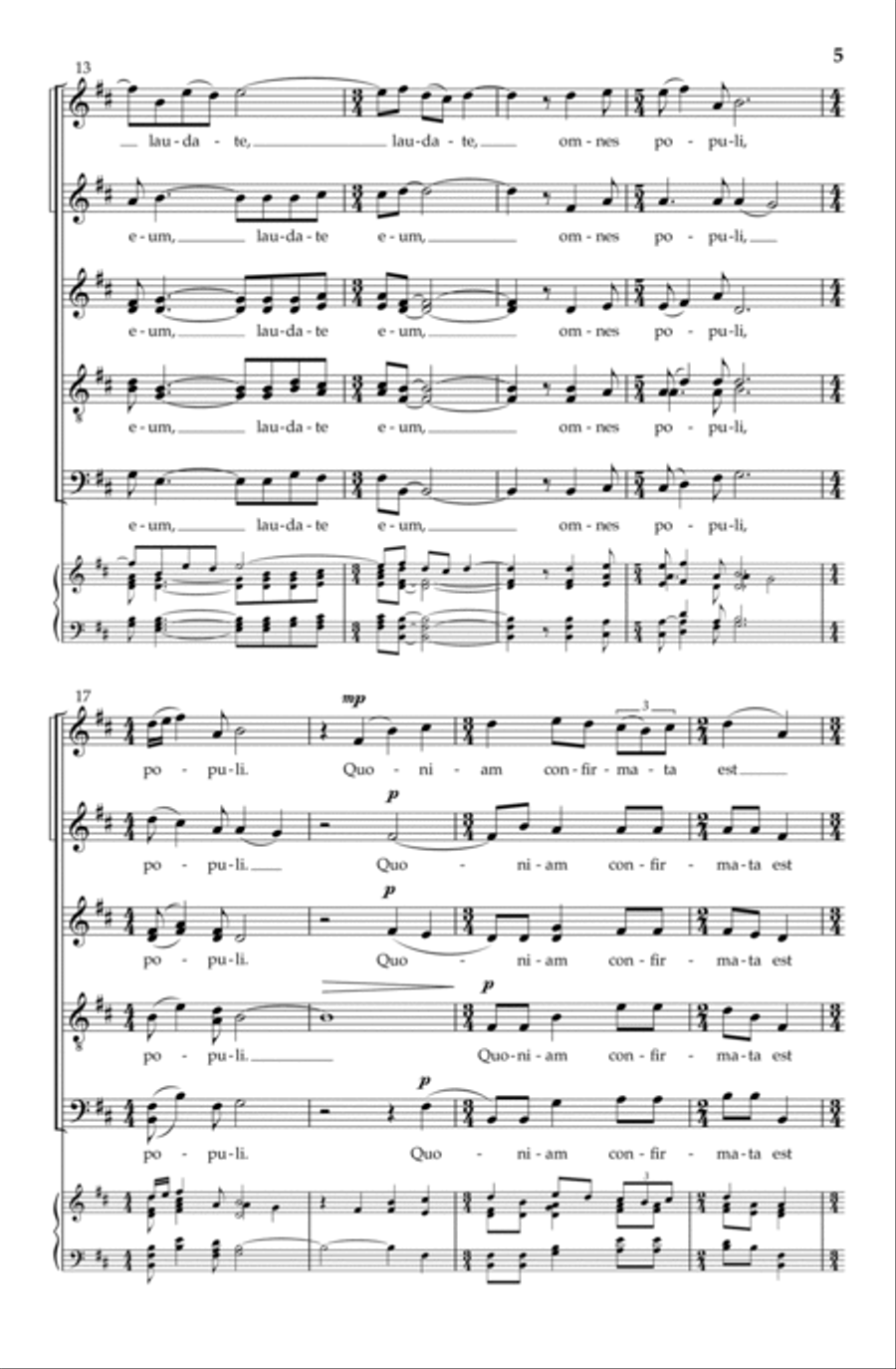 Laudate Dominum Laudate Dominum Divisi scores gallery preview page 5