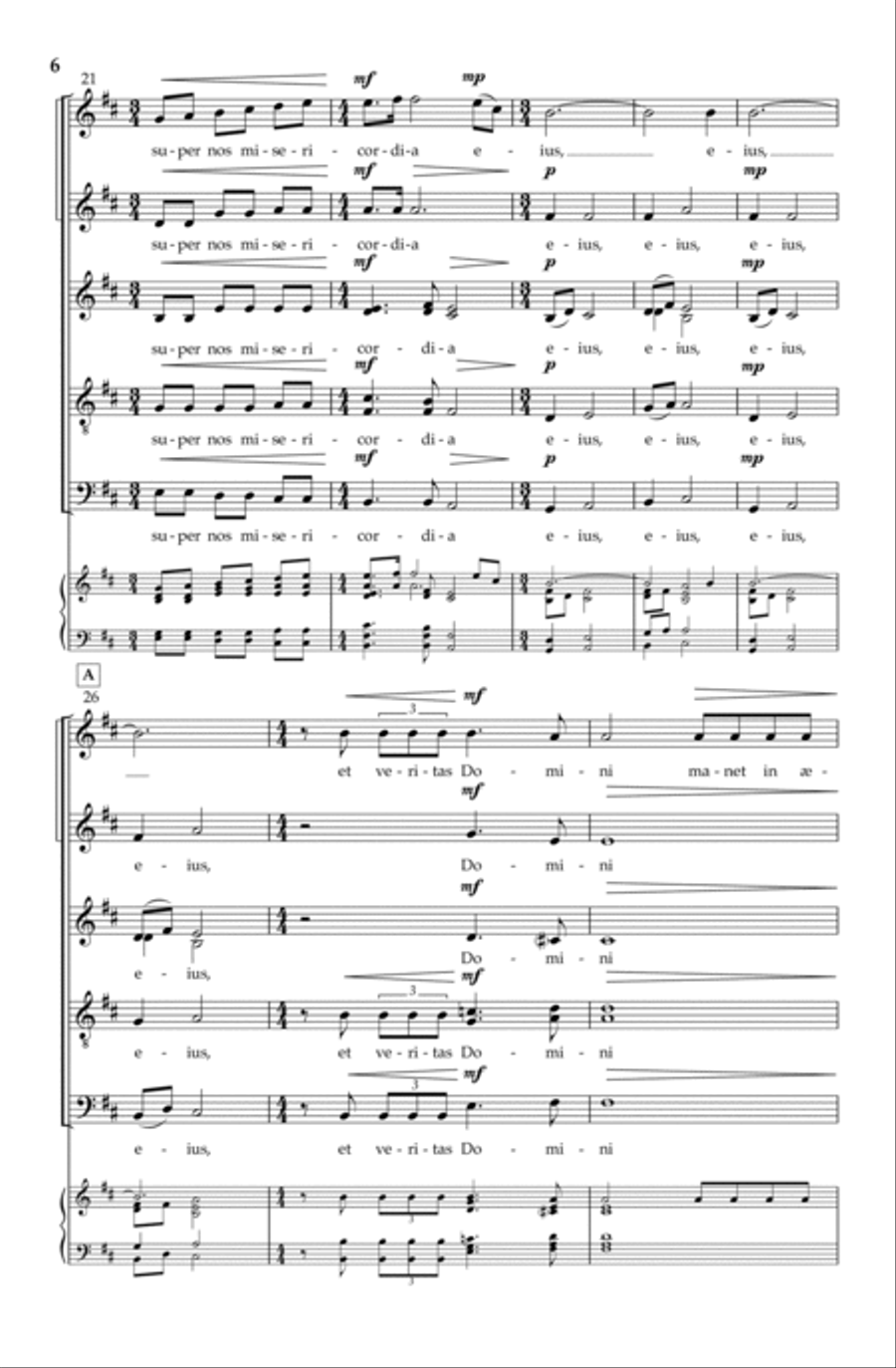 Laudate Dominum Laudate Dominum Divisi scores gallery preview page 6