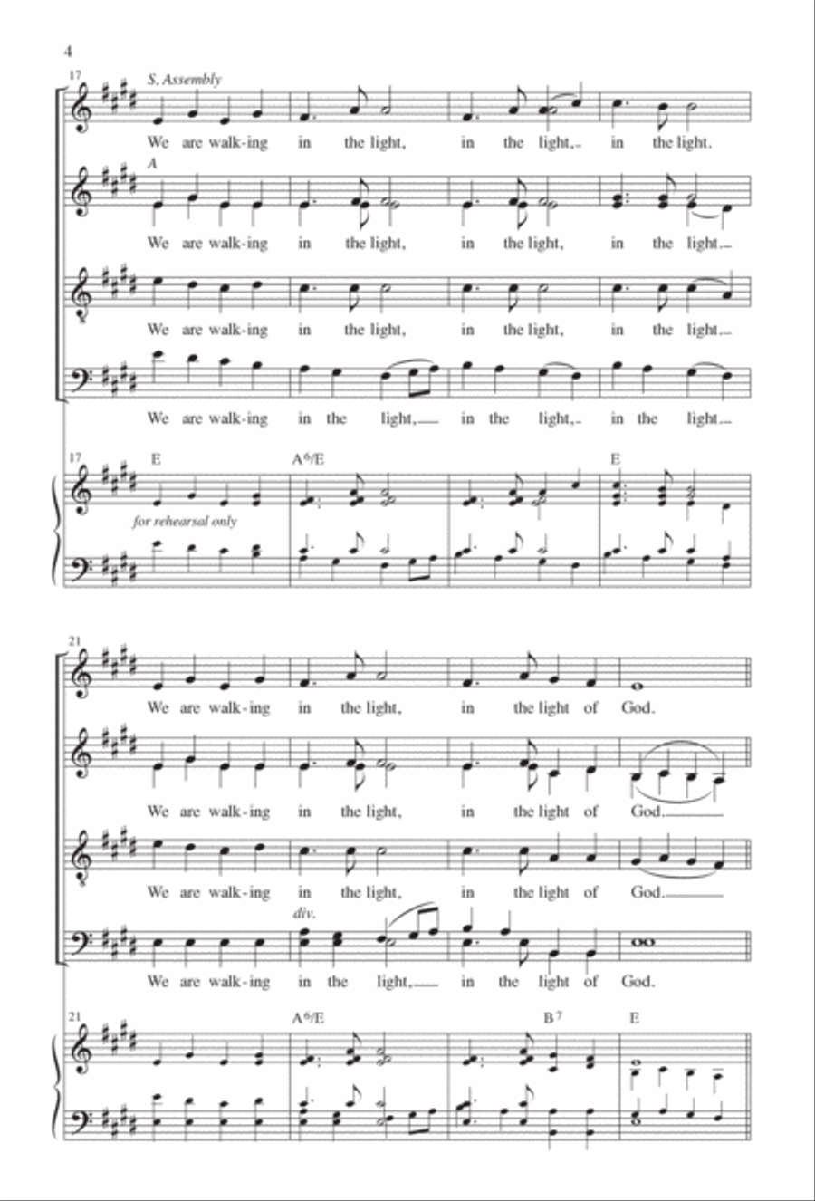 Two Songs of Light Two Songs of Light 4-Part scores gallery preview page 4