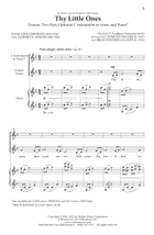 Thy Little Ones (Unison/Two-Part) | Download Edition Unison Choir scores gallery preview page 3