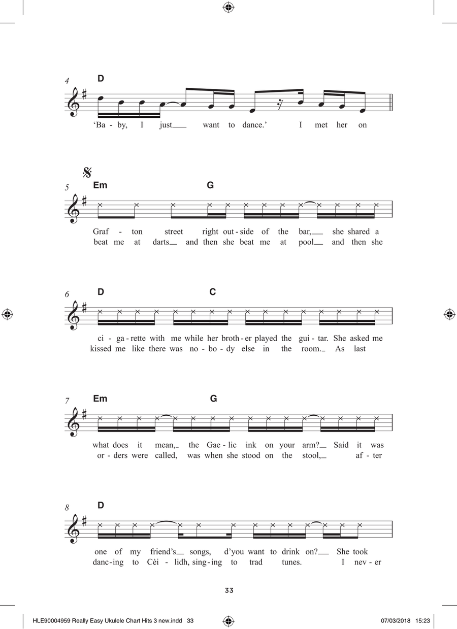 Galway Girl Galway Girl Ukulele scores gallery preview page 2