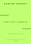 Por Una Cabeza - Easy Piano - W/Chords (Full Score)