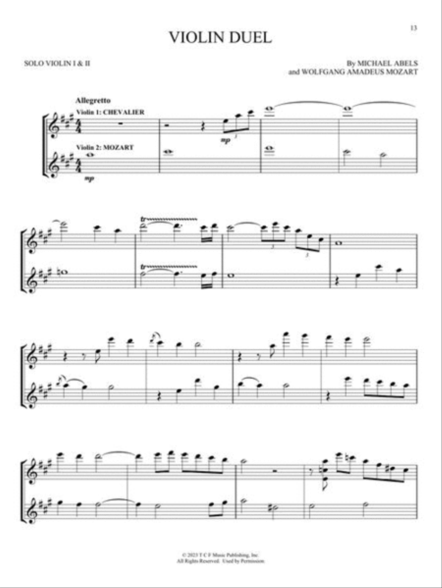 Chevalier Chevalier Violin Solo scores gallery preview page 7