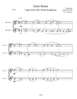 Goin' Home - Largo from New World Symphony (Alto Sax Duet)