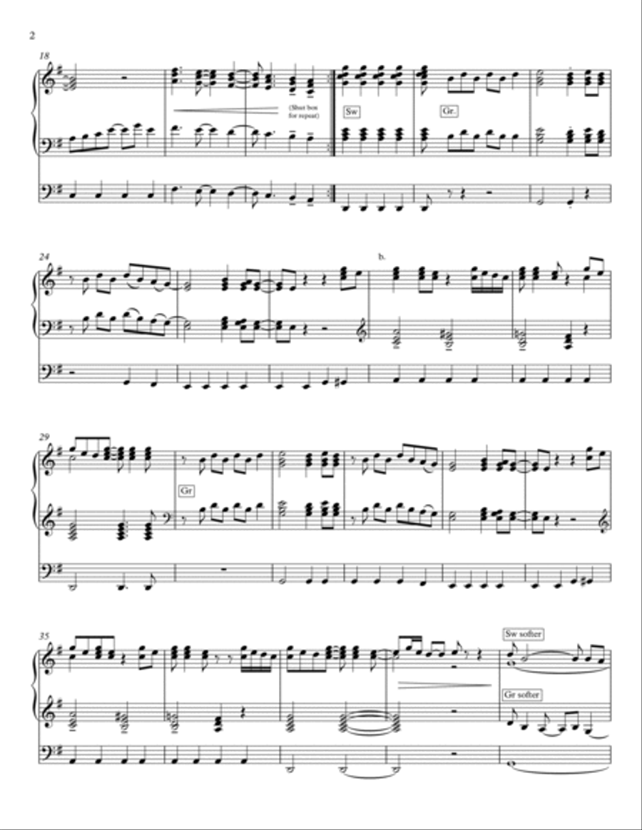 Y.M.C.A. Y.M.C.A. Organ Solo scores gallery preview page 2