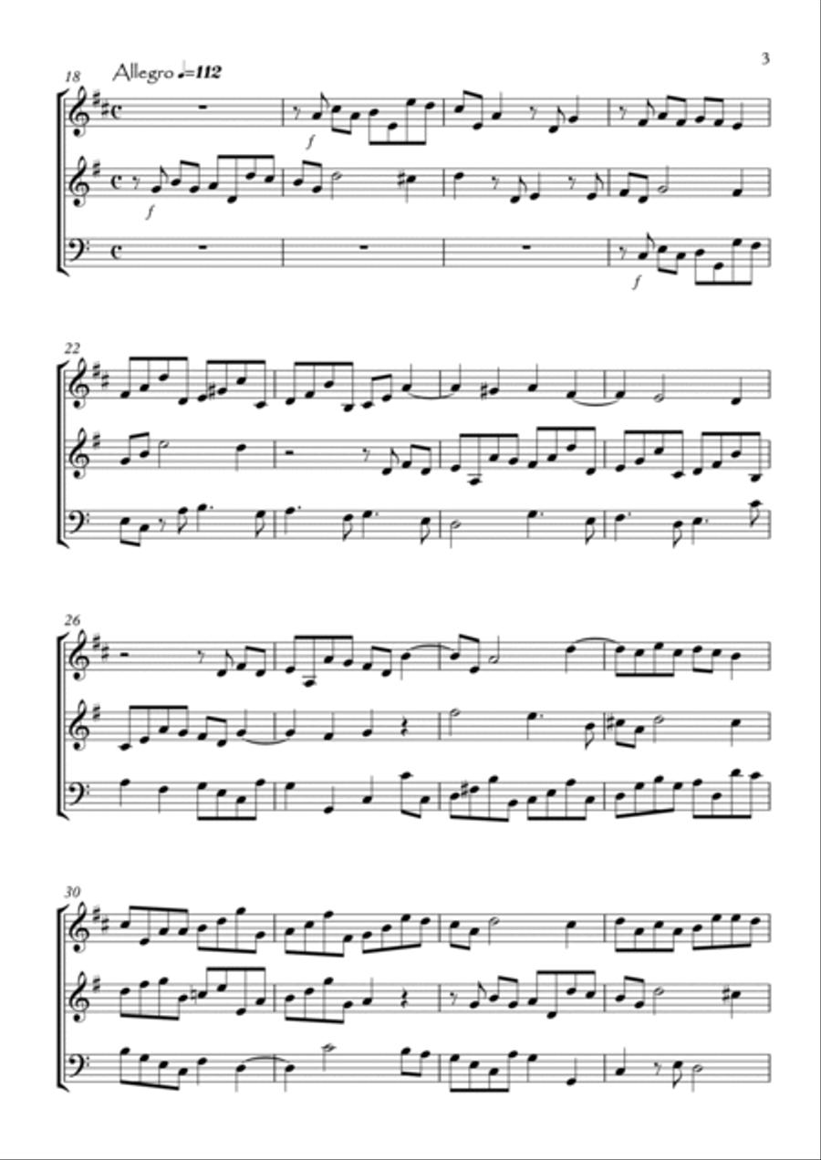 Sonata No.3 Sonata No.3 Chamber Music scores gallery preview page 3