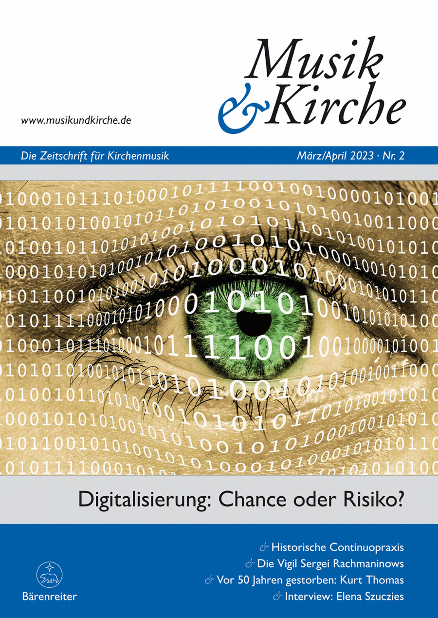 Musik & Kirche, Heft 2/2023 Magazines scores gallery preview page 1