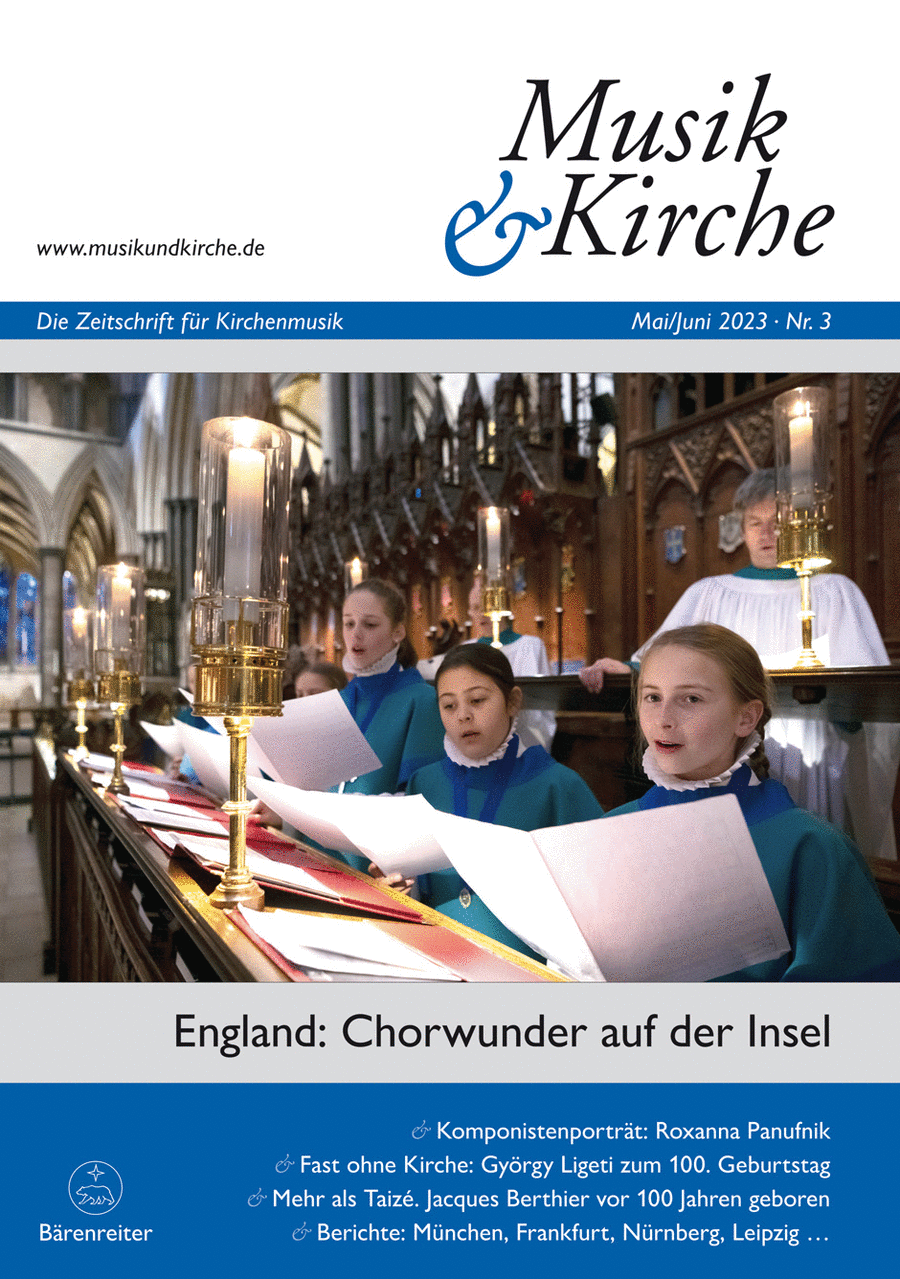 Musik & Kirche, Heft 3/2023 Magazines scores gallery preview page 1