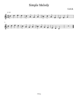 Simple Melody