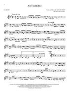 Taylor Swift Clarinet Solo scores gallery preview page 4