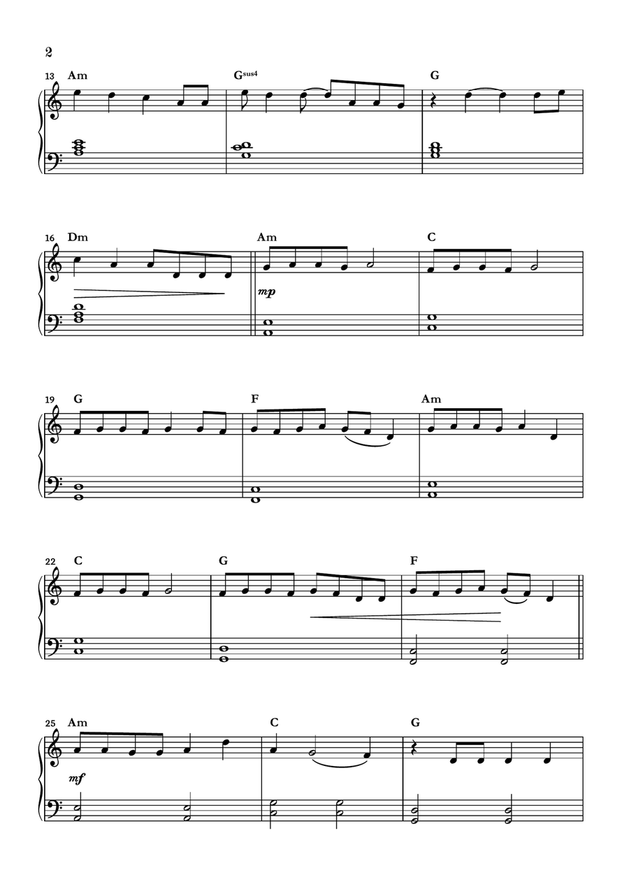 Old Town Road (remix) Easy Piano scores gallery preview page 2