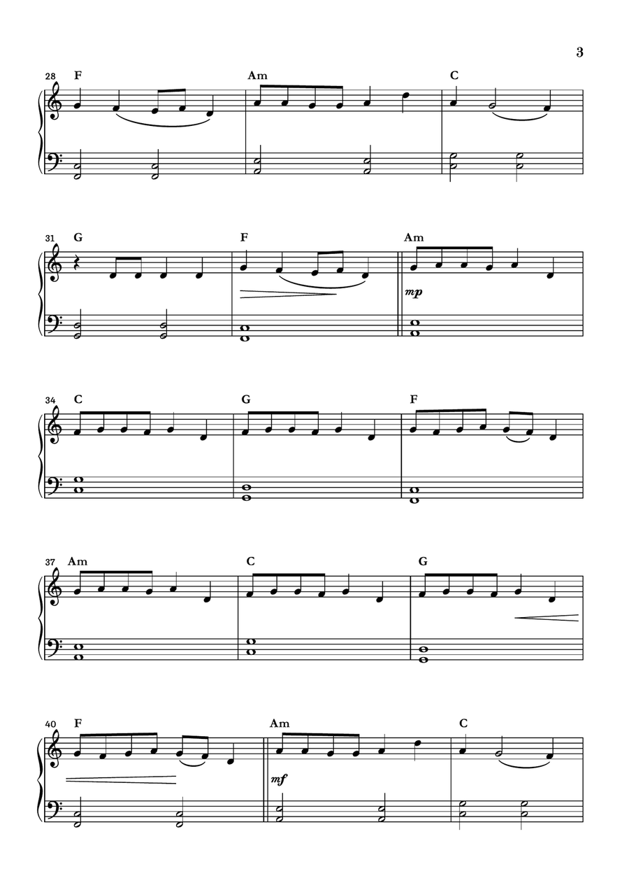 Old Town Road (remix) Easy Piano scores gallery preview page 3