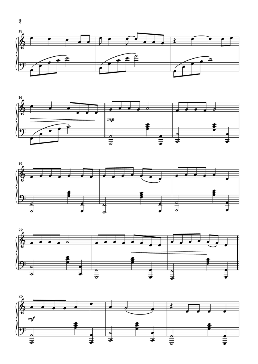 Old Town Road (remix) Piano Solo scores gallery preview page 2