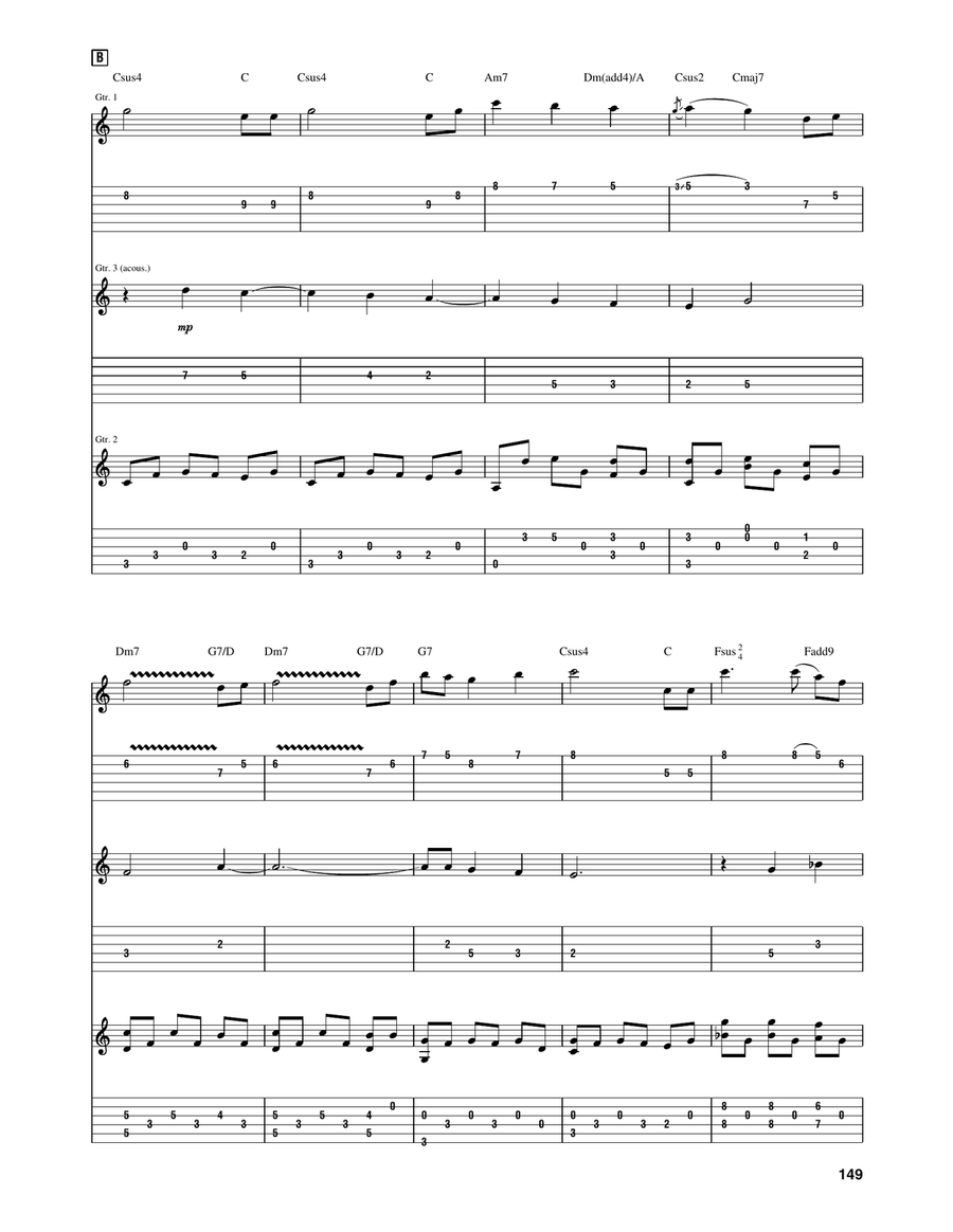 Brahms Lullaby Brahms Lullaby Acoustic Guitar scores gallery preview page 3
