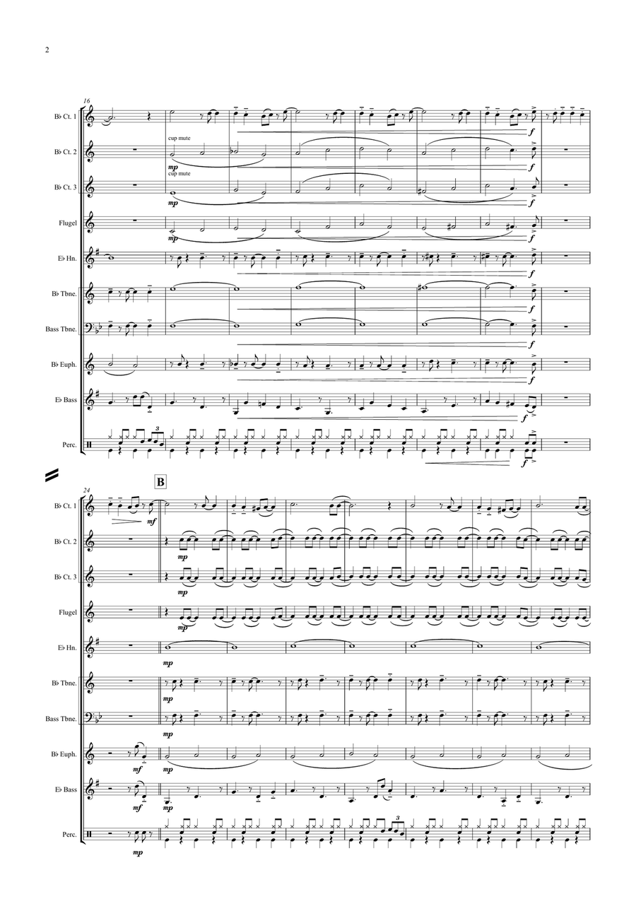L-o-v-e L-o-v-e Brass Ensemble scores gallery preview page 2
