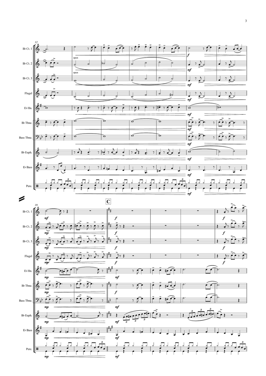 L-o-v-e L-o-v-e Brass Ensemble scores gallery preview page 3