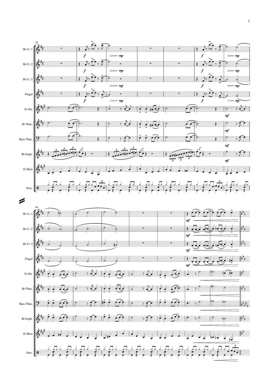 L-o-v-e L-o-v-e Brass Ensemble scores gallery preview page 5