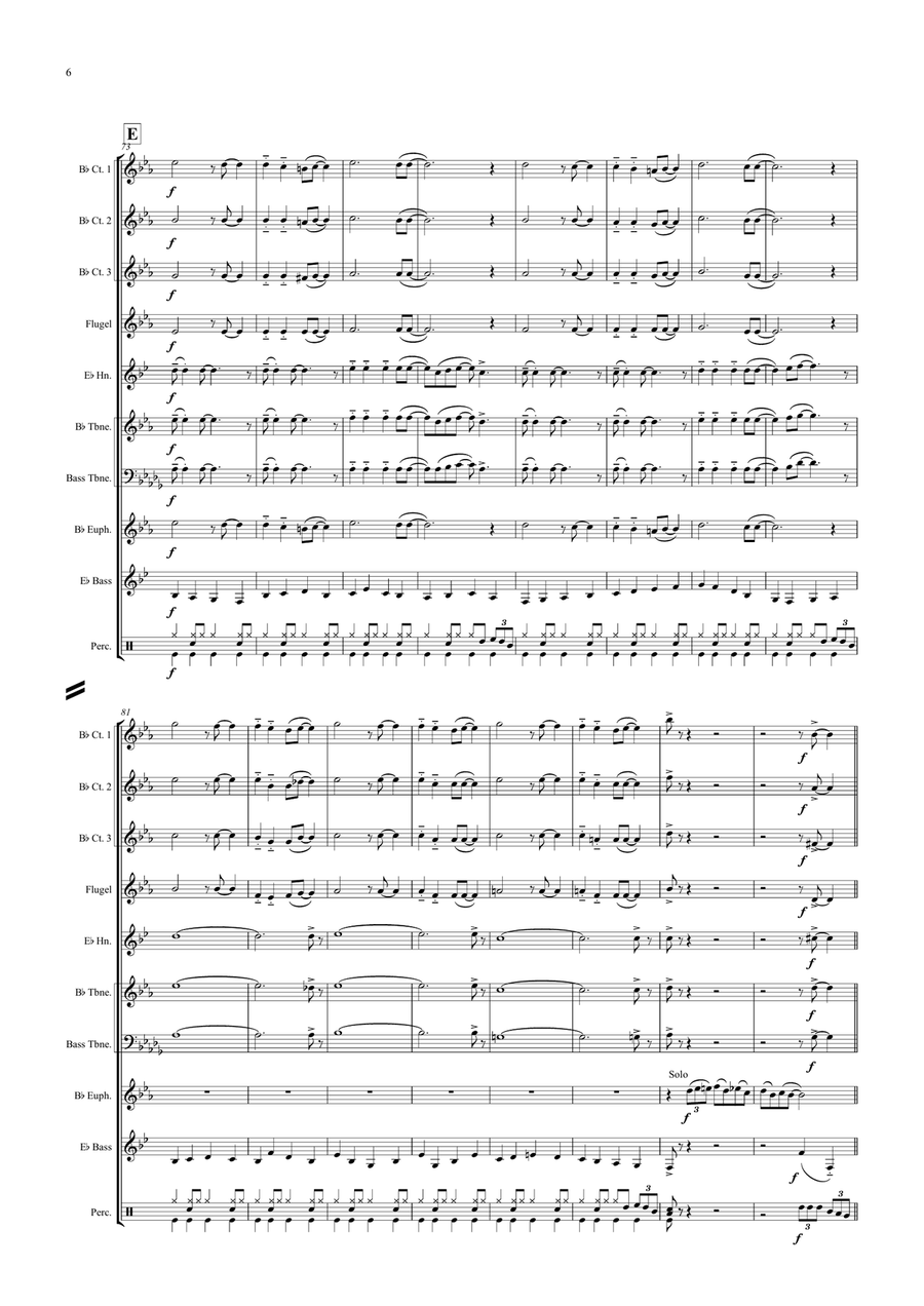 L-o-v-e L-o-v-e Brass Ensemble scores gallery preview page 6
