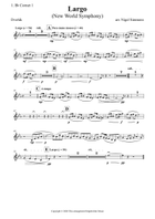 Largo (New World Symphony) Brass Ensemble scores gallery preview page 5