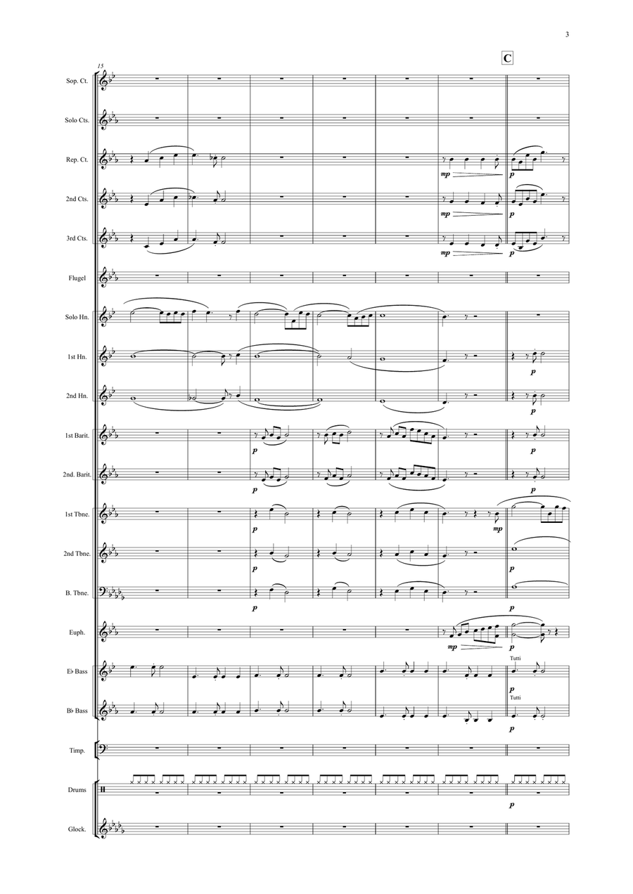 I Did It My Way Brass Band scores gallery preview page 3