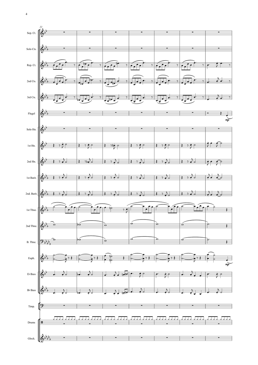 I Did It My Way Brass Band scores gallery preview page 4
